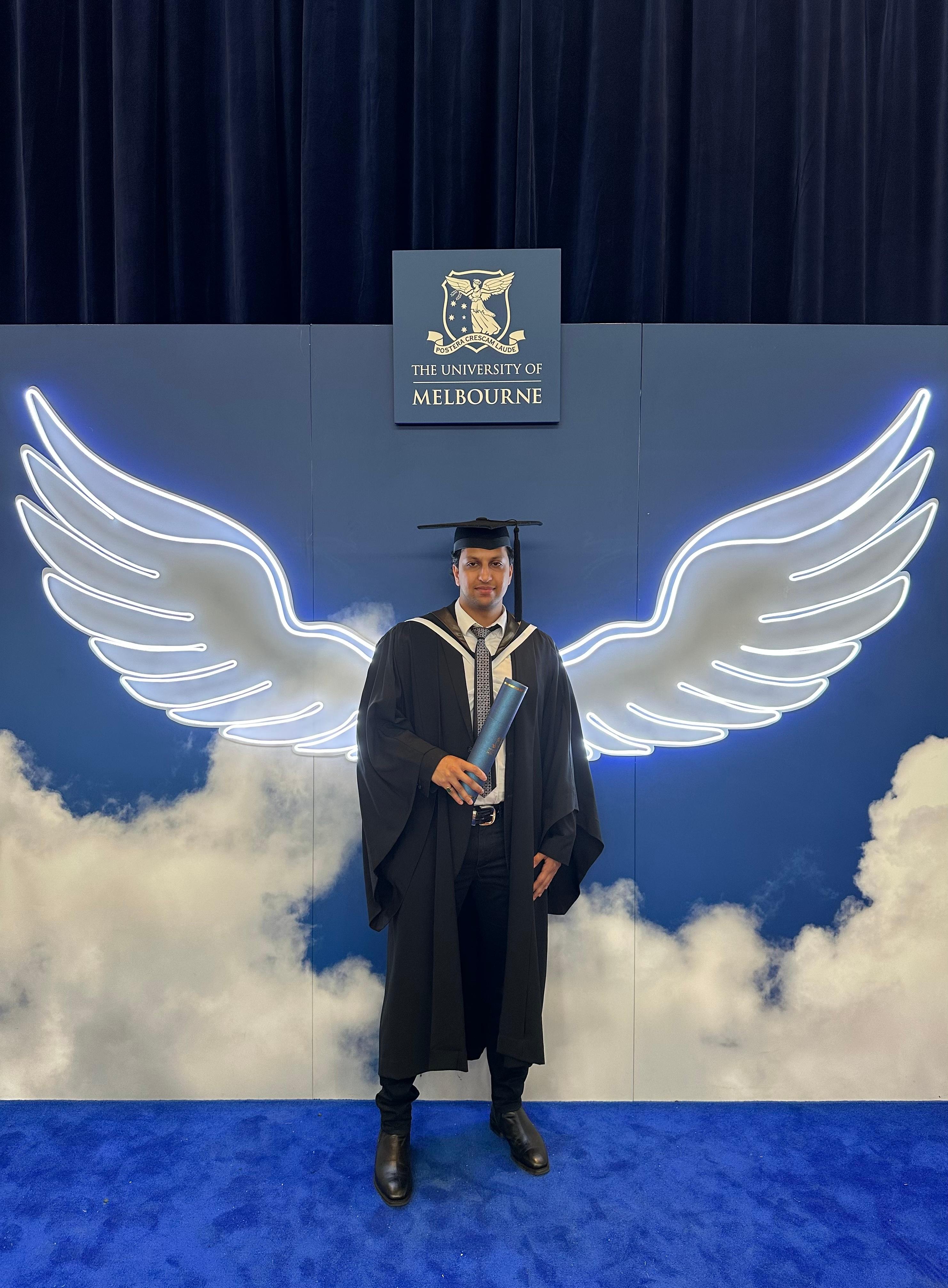 Aadityaa's photo at graduation